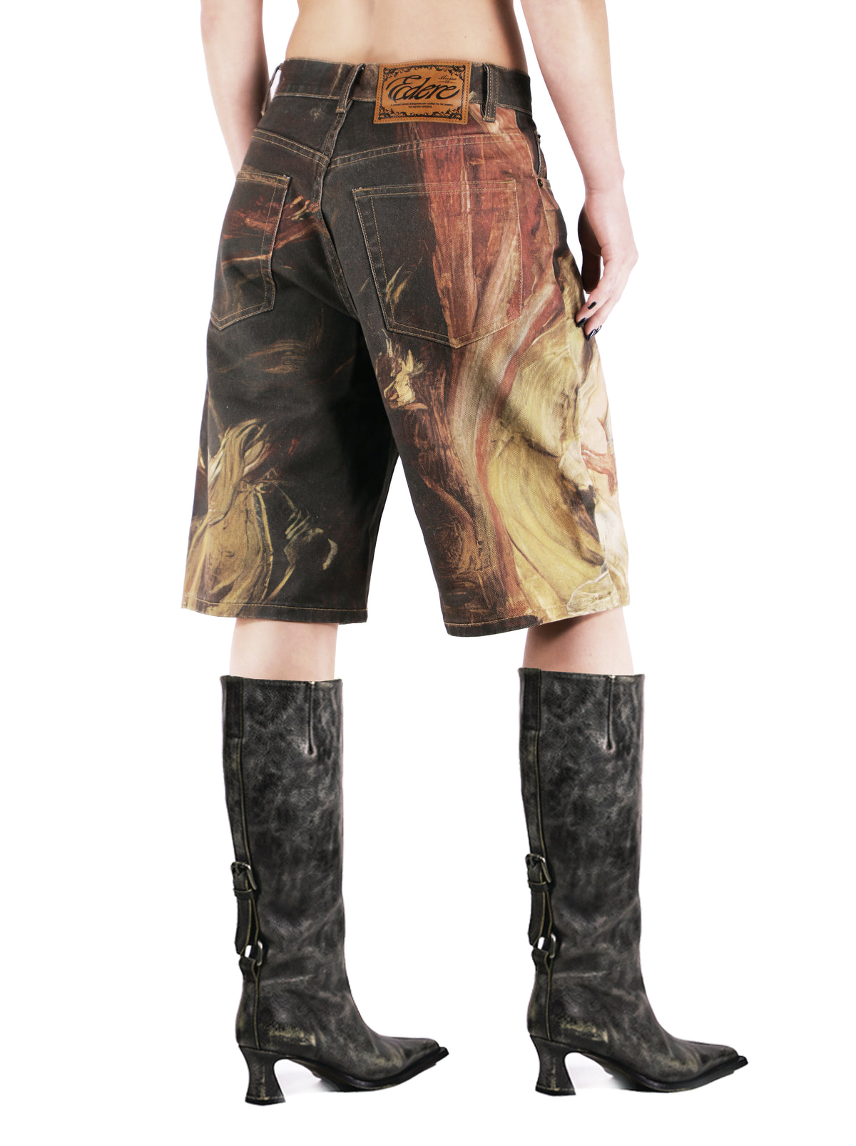 THE "CAPTURE OF SAMSON" DENIM SHORT
