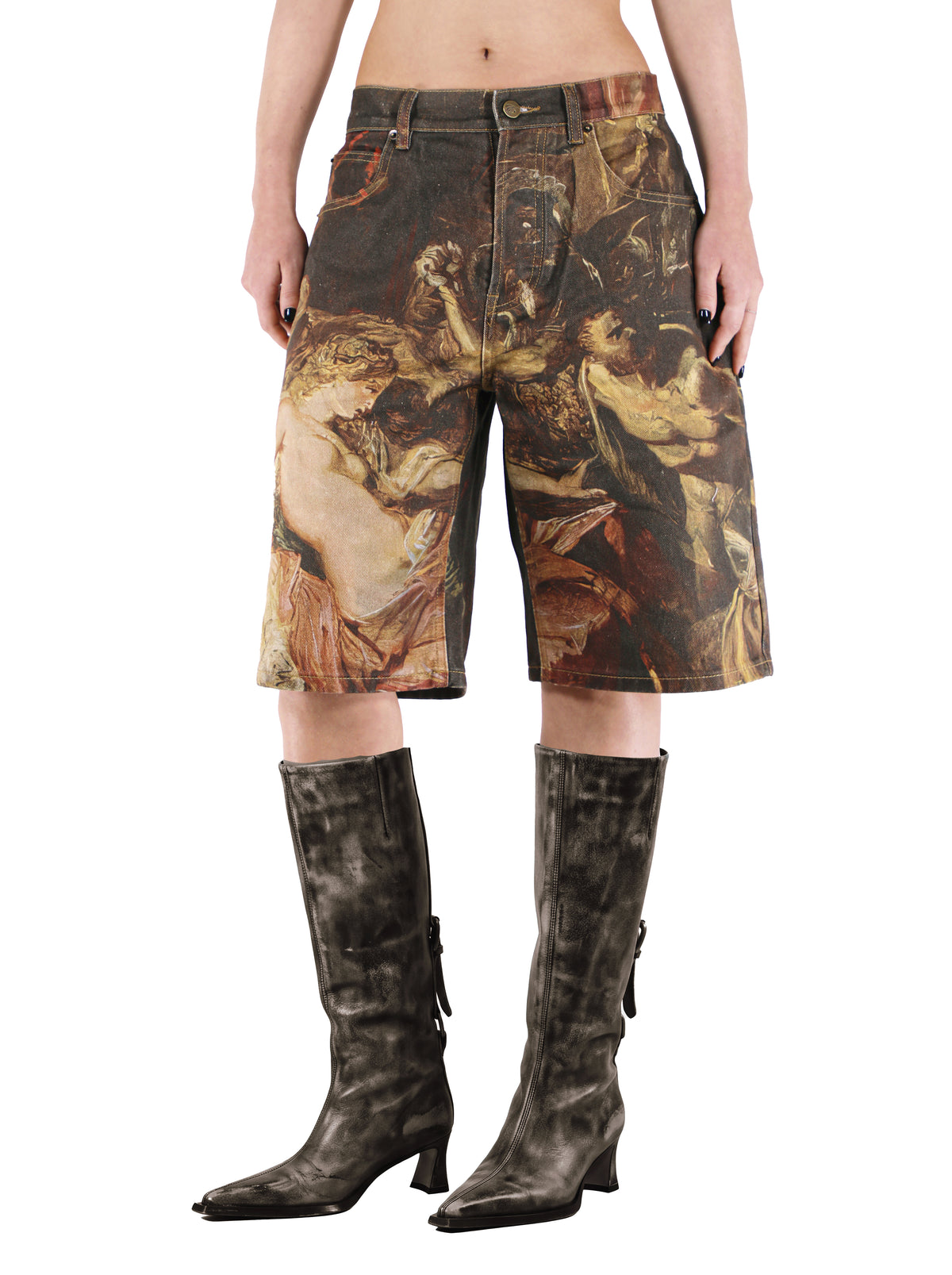 THE "CAPTURE OF SAMSON" DENIM SHORT